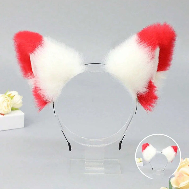 Red Lolita Therian Ears