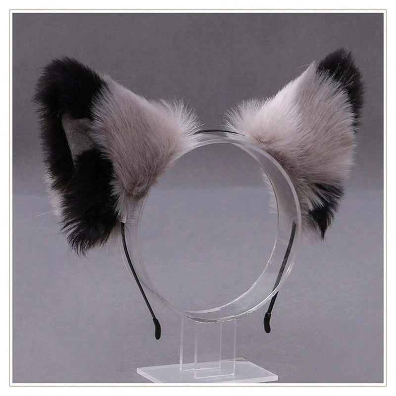 Grey & Black Therian Ears