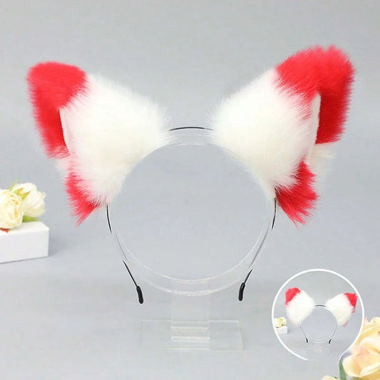 Red Lolita Therian Ears