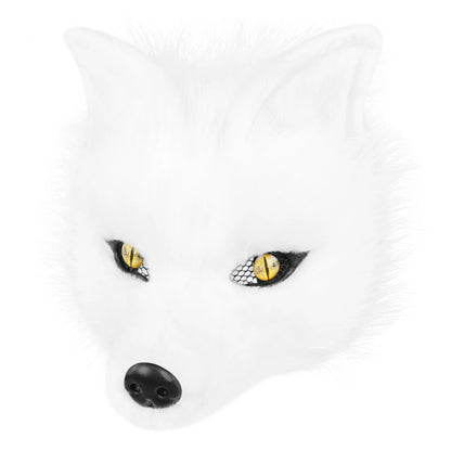White Wolf Therian Mask