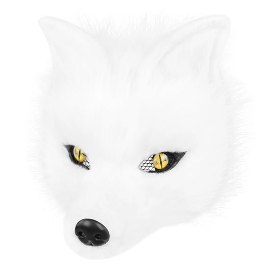 White Wolf Therian Mask