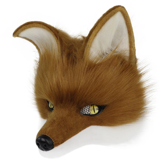 Brown Wolf Therian Mask