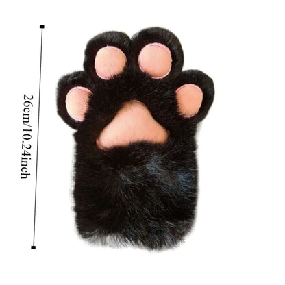 Black Therian Paw Gloves