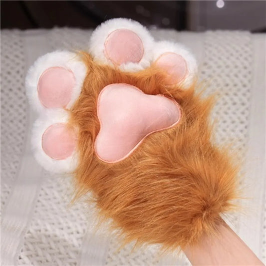 Brown Therian Paw Gloves