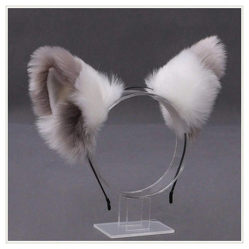 Grey Tip Therian Ears