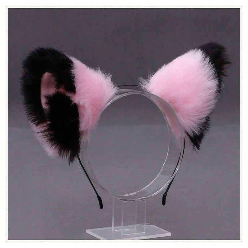 Black & Pink Therian Ears