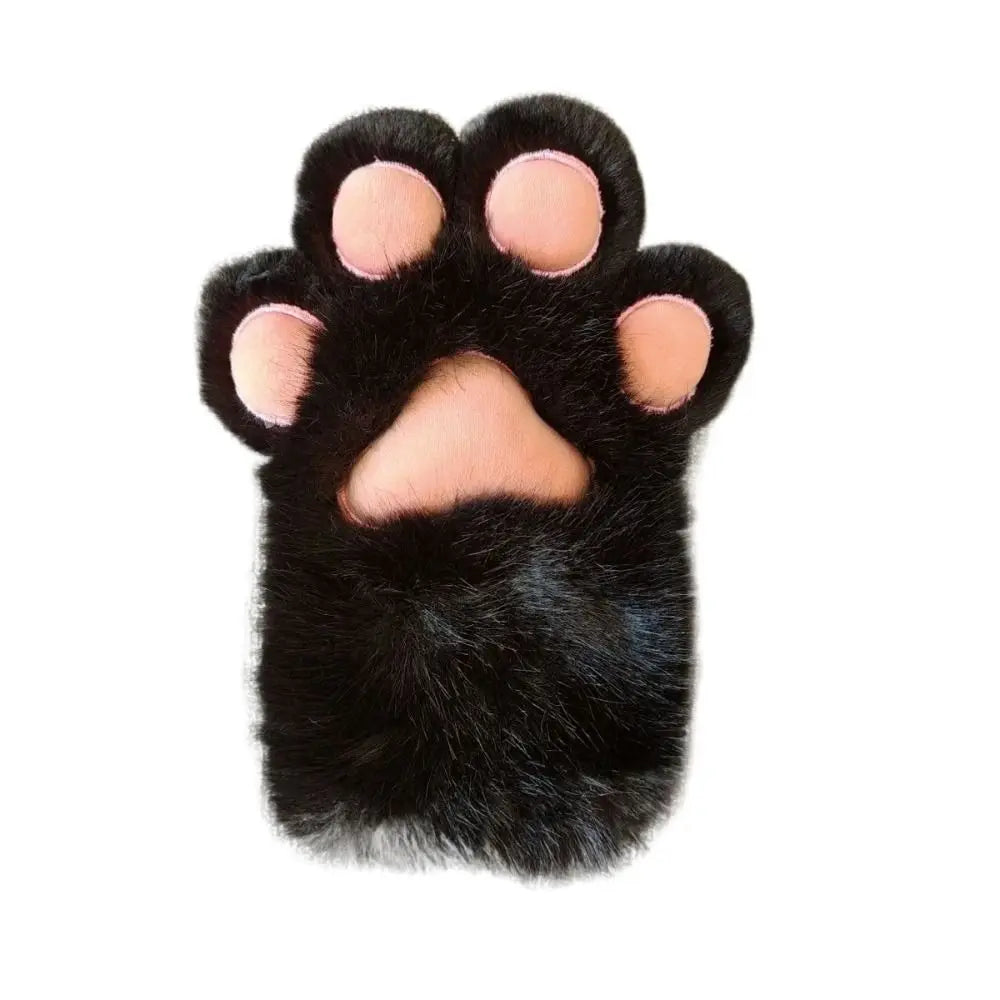 Black Therian Paw Gloves