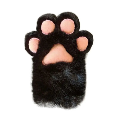 Black Therian Paw Gloves