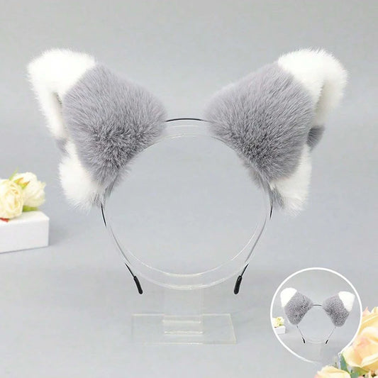 White Tip Therian Ears